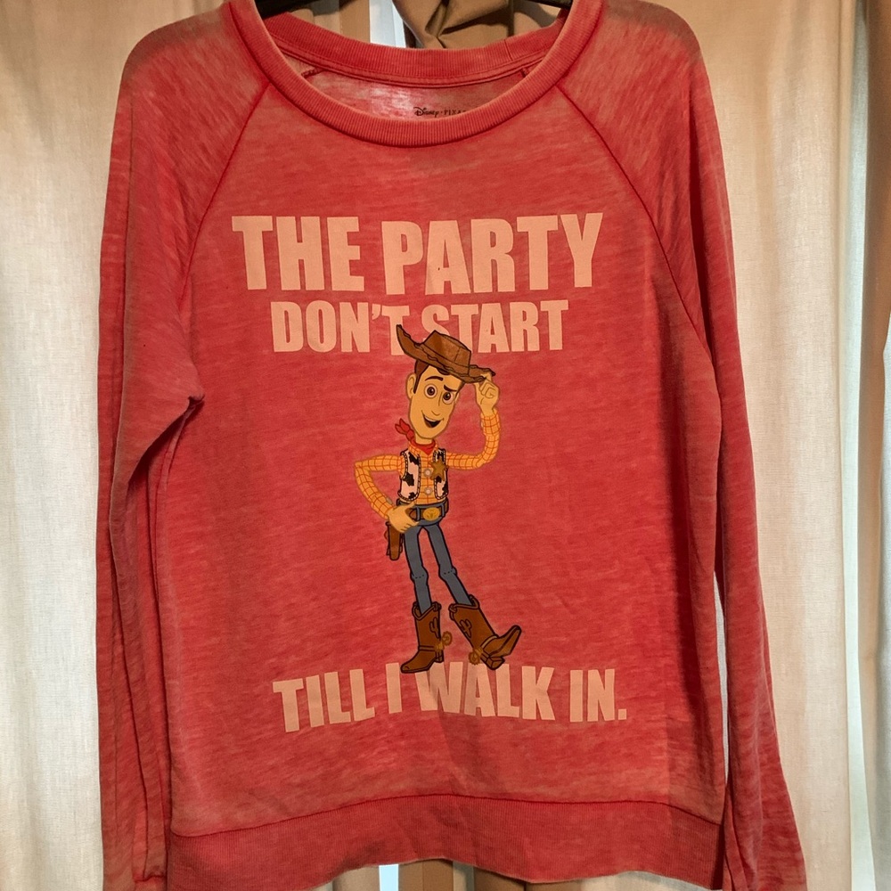Juniors Disney Toy Story burnout sweatshirt